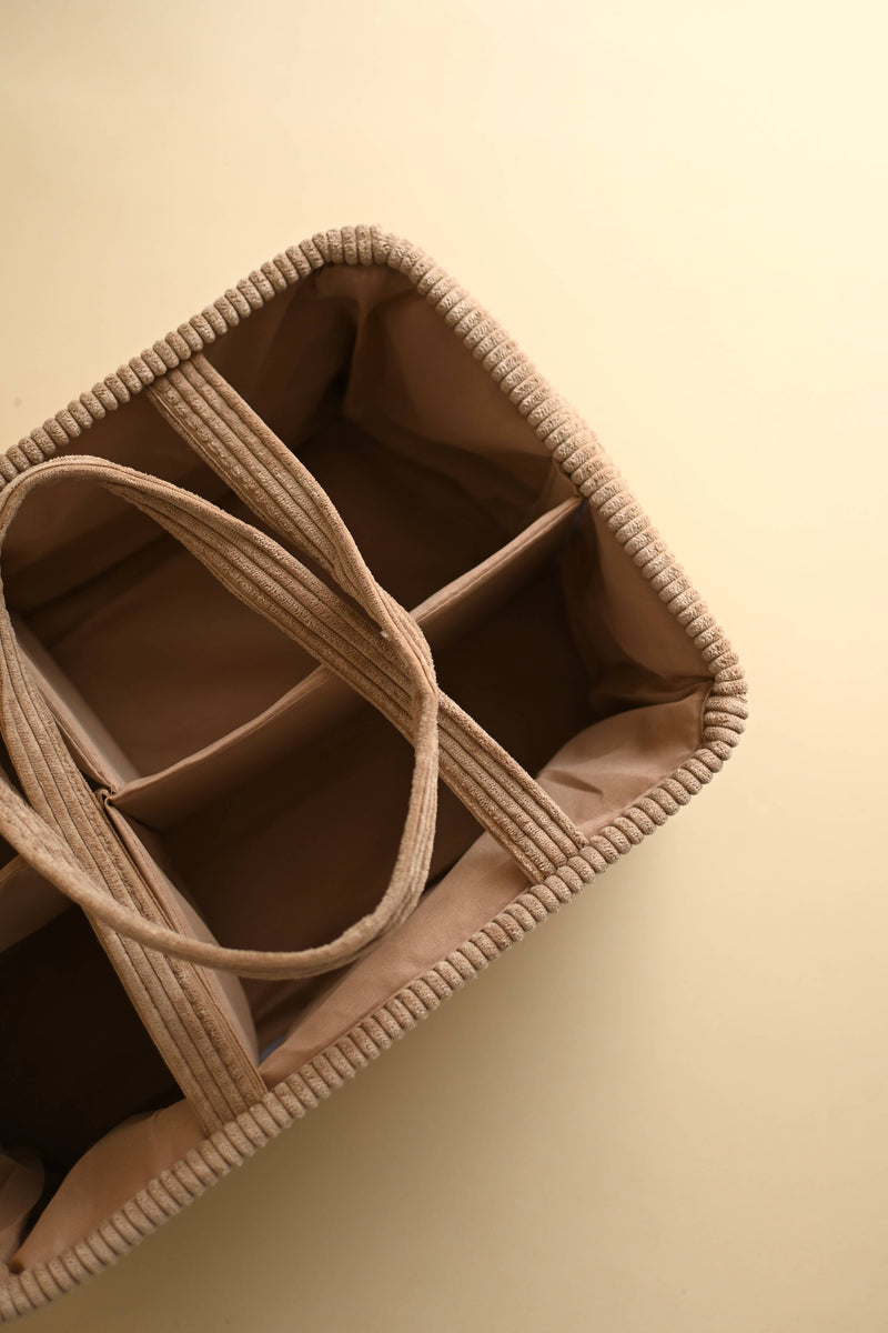 Minika - Diaper Caddy - Almond