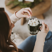 Sweet Water Decor - Pine Trees Stoneware Coffee Mug