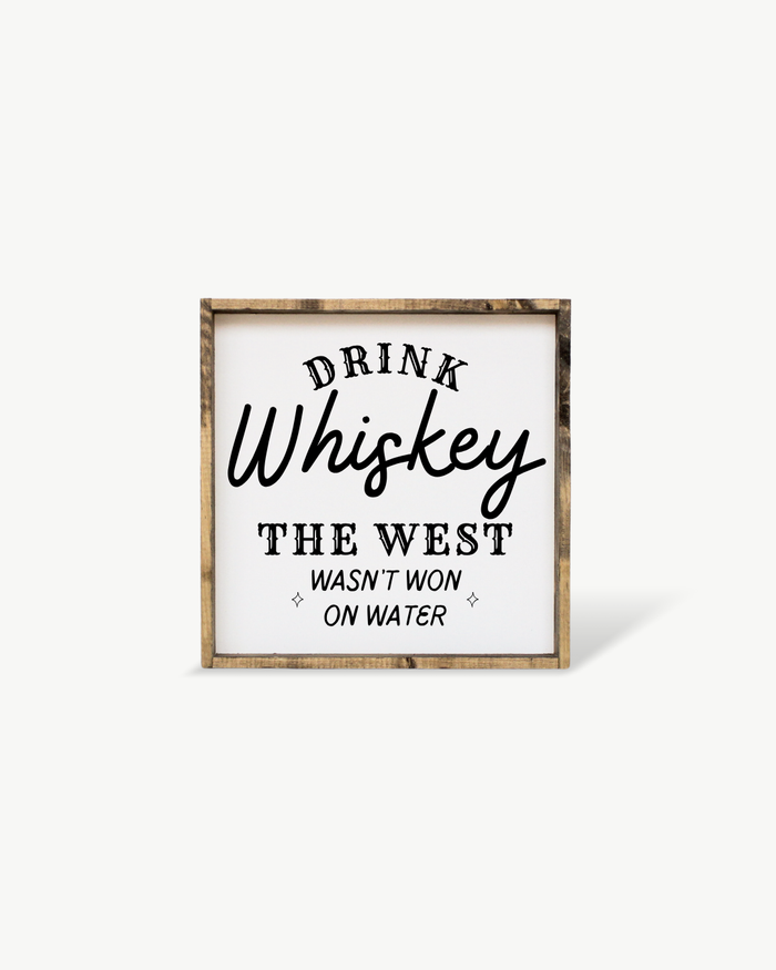 Drink Whiskey Framed Bar Print