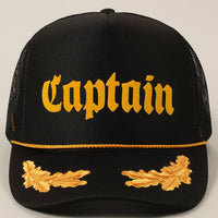 CAPTAIN Foam Mesh Back Trucker Hat