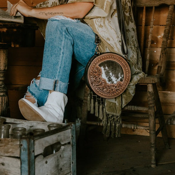 TieDown Round Crossbody