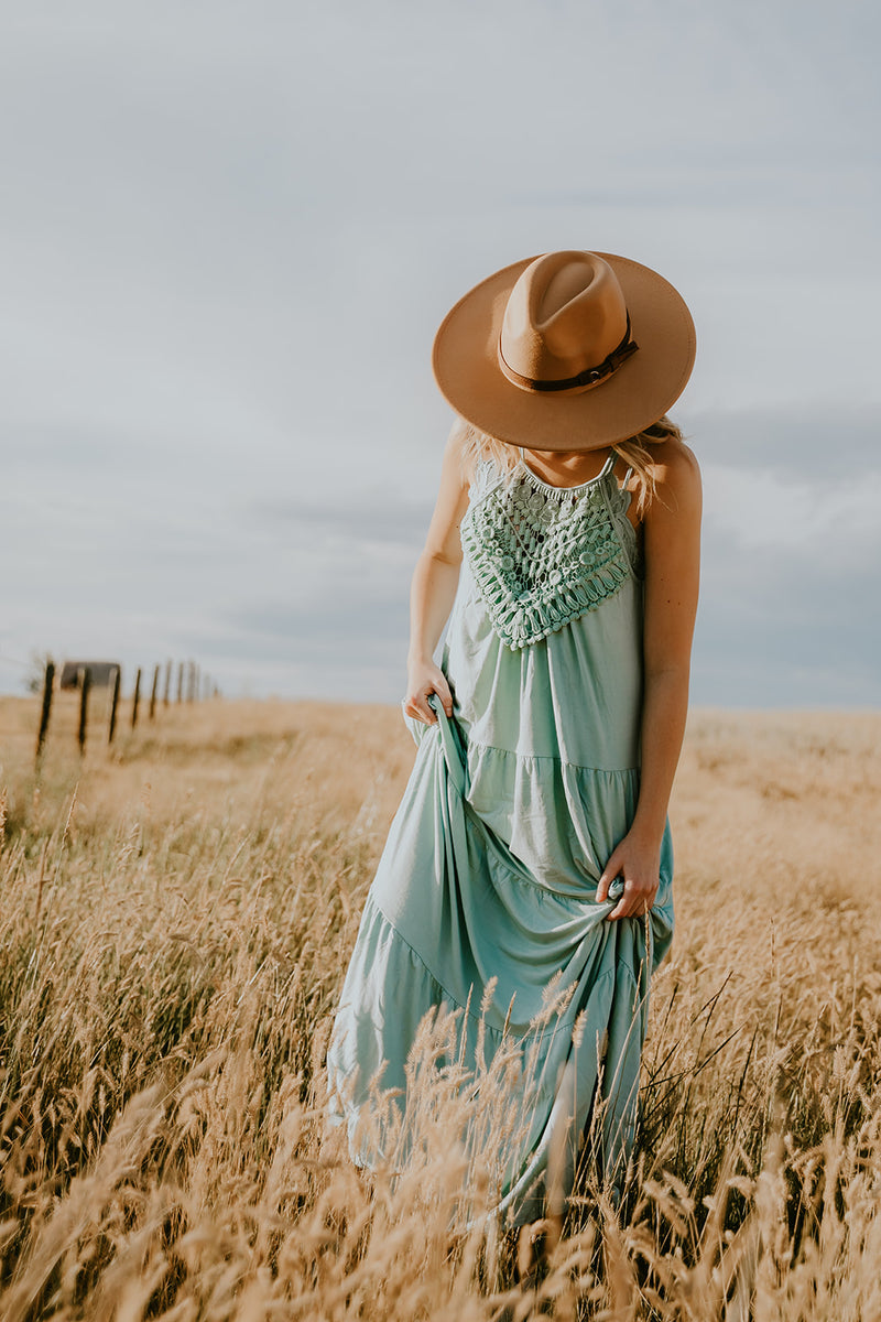 Perfection Tiered Maxi Dress - Sage