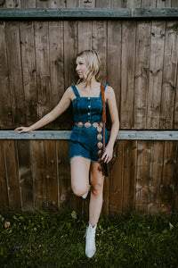 Stampede Denim Romper