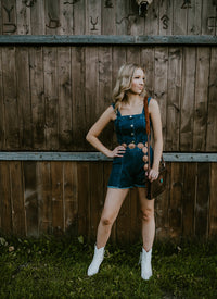 Stampede Denim Romper