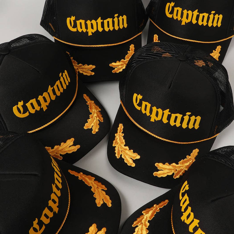 CAPTAIN Foam Mesh Back Trucker Hat