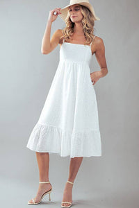 The Evie Eyelet Midi Dress