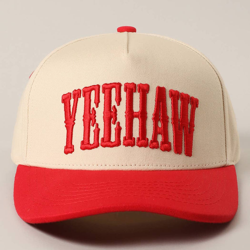 YEEHAW  Trucker Hat - Red
