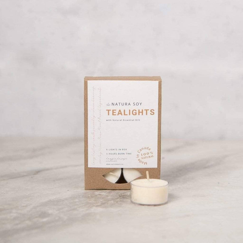 Natura Soylights - Tealights 6-Pack - Sage Berry