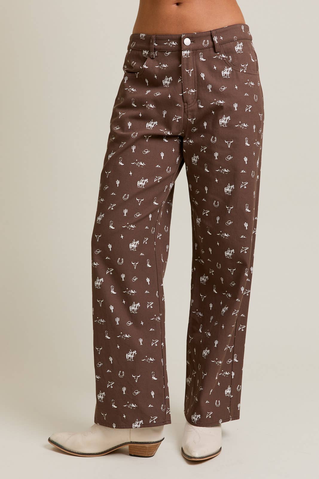 Gettin' Western Wide Leg Pants