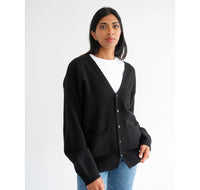 Black Oversize Cardigan