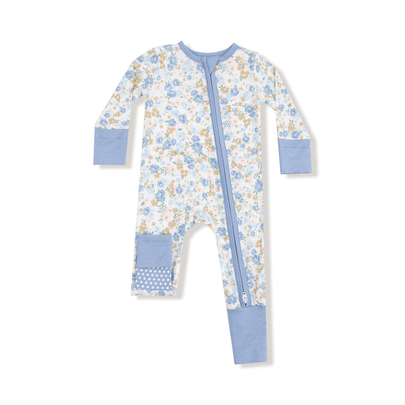 Angel Dear 2 Way Zipper Romper-Calico
