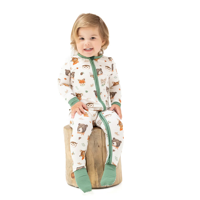 Woodland Animal Faces - Convertible Romper