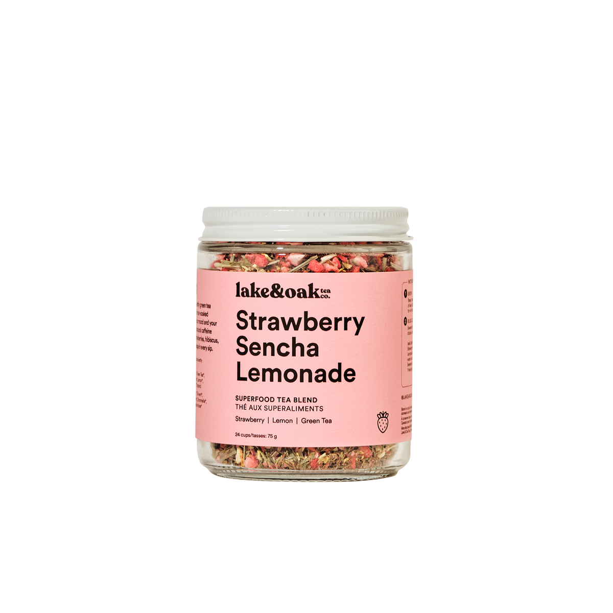Lake & Oak Tea Co. - Strawberry Sencha Lemonade
