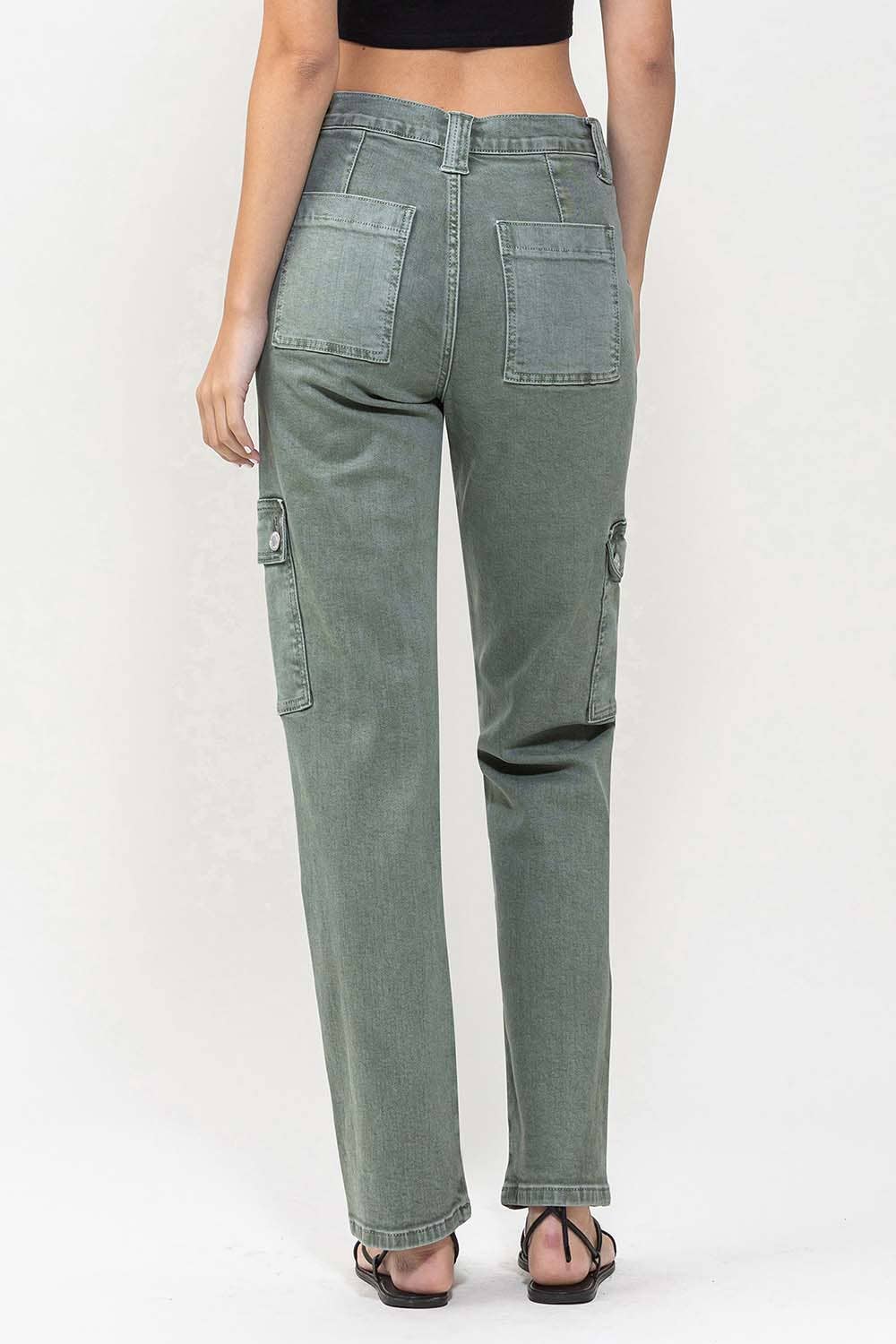 Cargo Patch Pocket Jeans