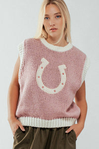 Pink Charm Horseshoe Vest