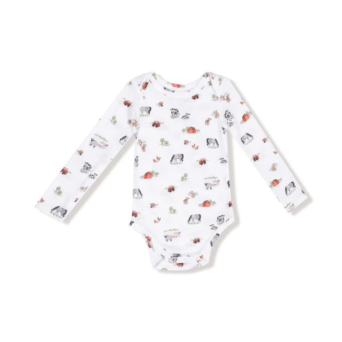 Angel Dear Lap Shoulder Bodysuit - Little Farm