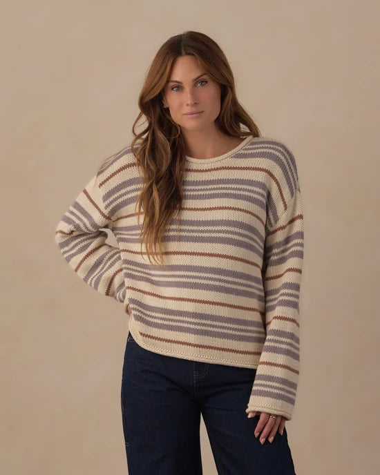 Rylee and Cru Jaques Sweater - Dusty Stripe
