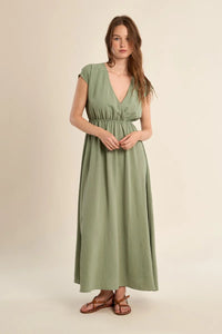 Molly Bracken Maxi Dress - Sage