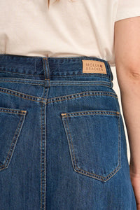 Molly Bracken Dark blue denim skirt