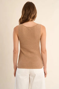 Molly Bracken Knit Tank - Beige