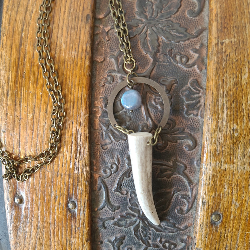 Ashvale Coulee Designs Antler Necklaces