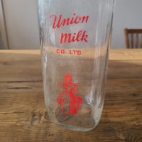 STV15 1960's Union Milk Co Ltd Milk Jar