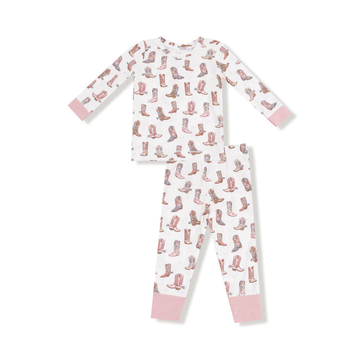 Angel Dear Loungewear Set Cowgirl - Mellow Rose
