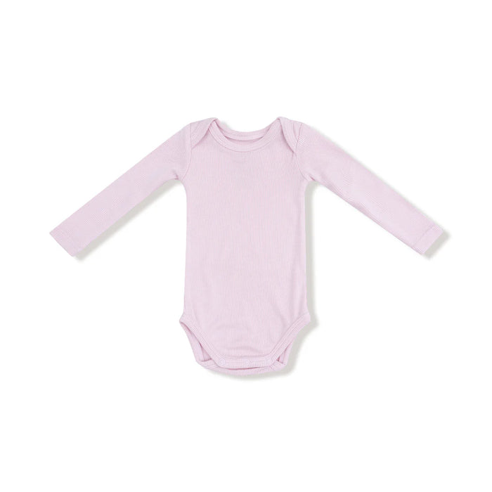Angel Dear Smocked Overall + Ribbed Bodysuit Set - Patchwork Cowgirl Pink