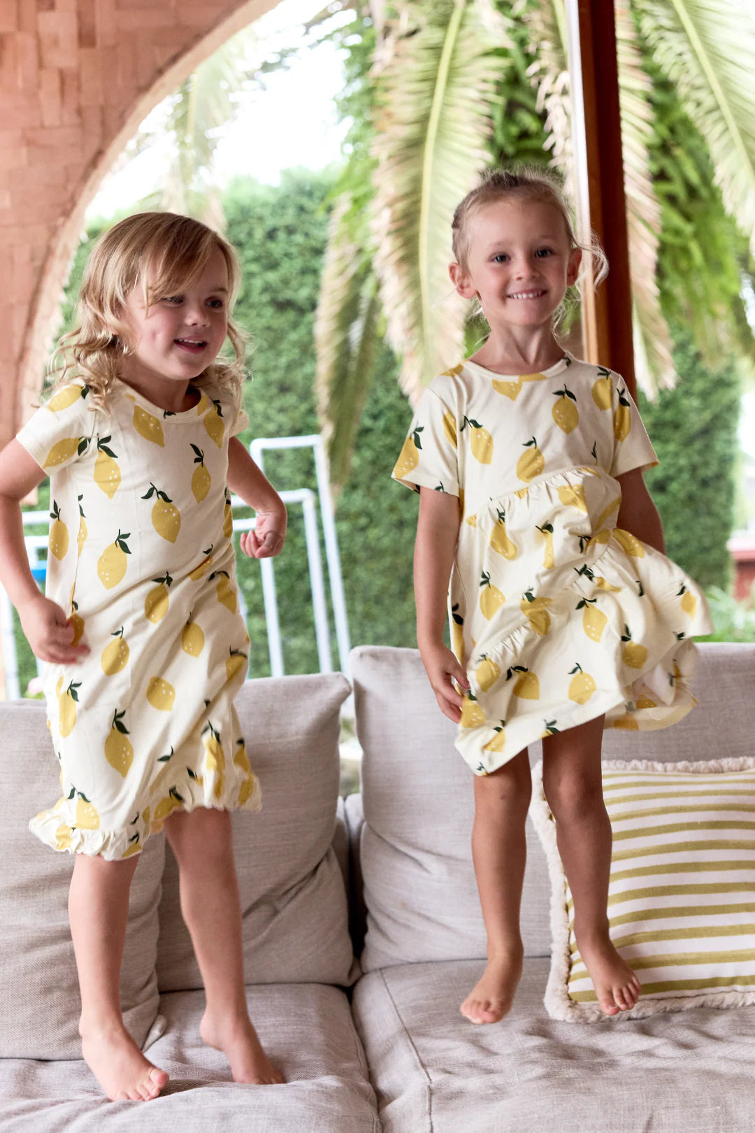 Bambi & Birdie Twirl Dress - Lemon