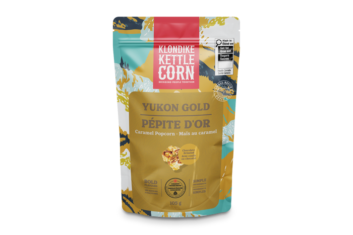 Klondike Kettle Corn - Yukon Gold - chocolate drizzle caramel: Small
