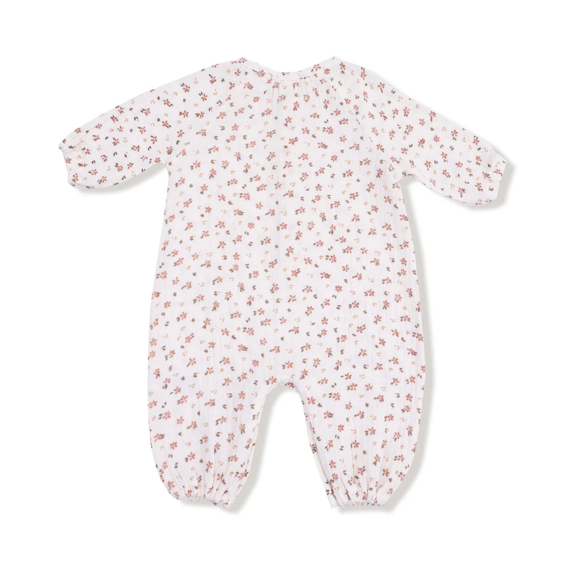 Angel Dear Peasant Romper Carrie Floral / Ivory