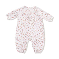 Angel Dear Peasant Romper Carrie Floral / Ivory