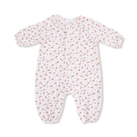 Angel Dear Peasant Romper Carrie Floral / Ivory