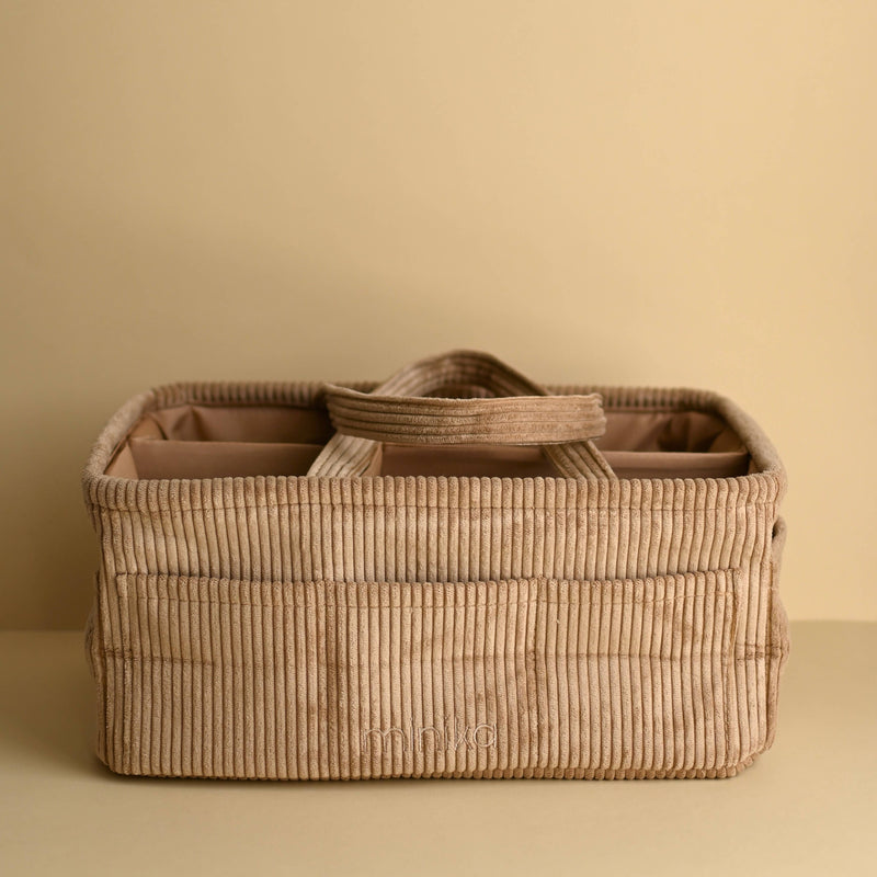 Minika - Diaper Caddy - Almond