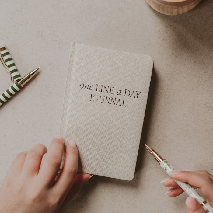 Sweet Water Decor - One Line A Day Fabric Journal