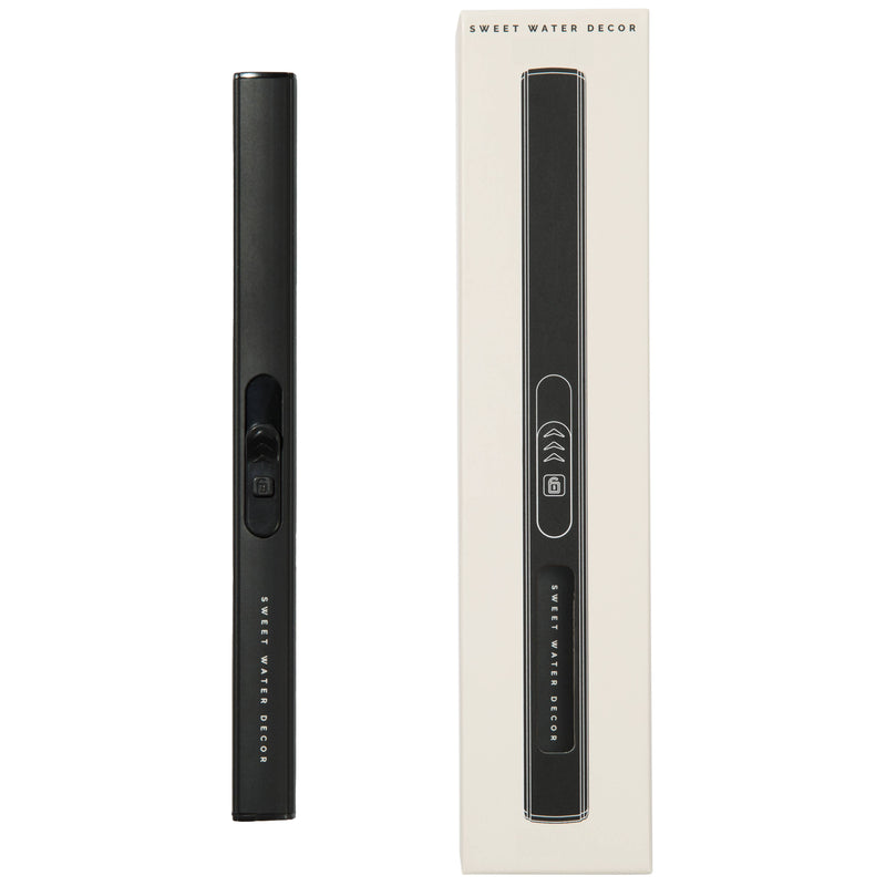Sweet Water Decor - Black Rechargeable Electric Lighter