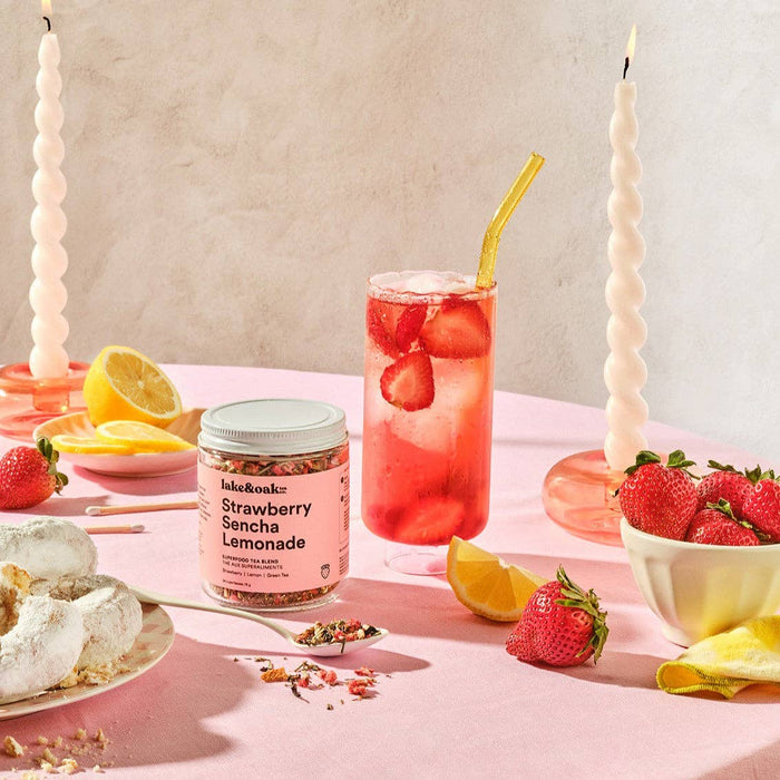 Lake & Oak Tea Co. - Strawberry Sencha Lemonade