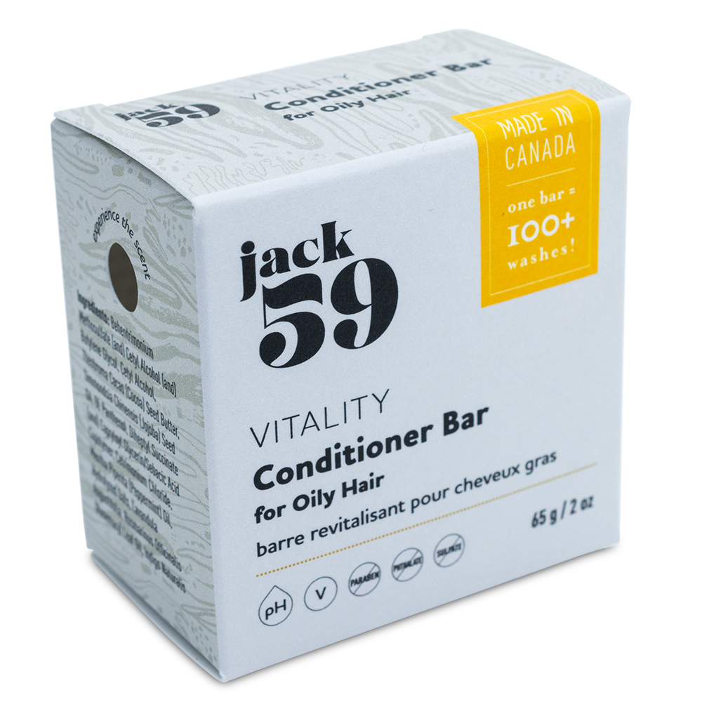 Jack59 Vitality Conditioner Bar - Peppermint & Rosemary