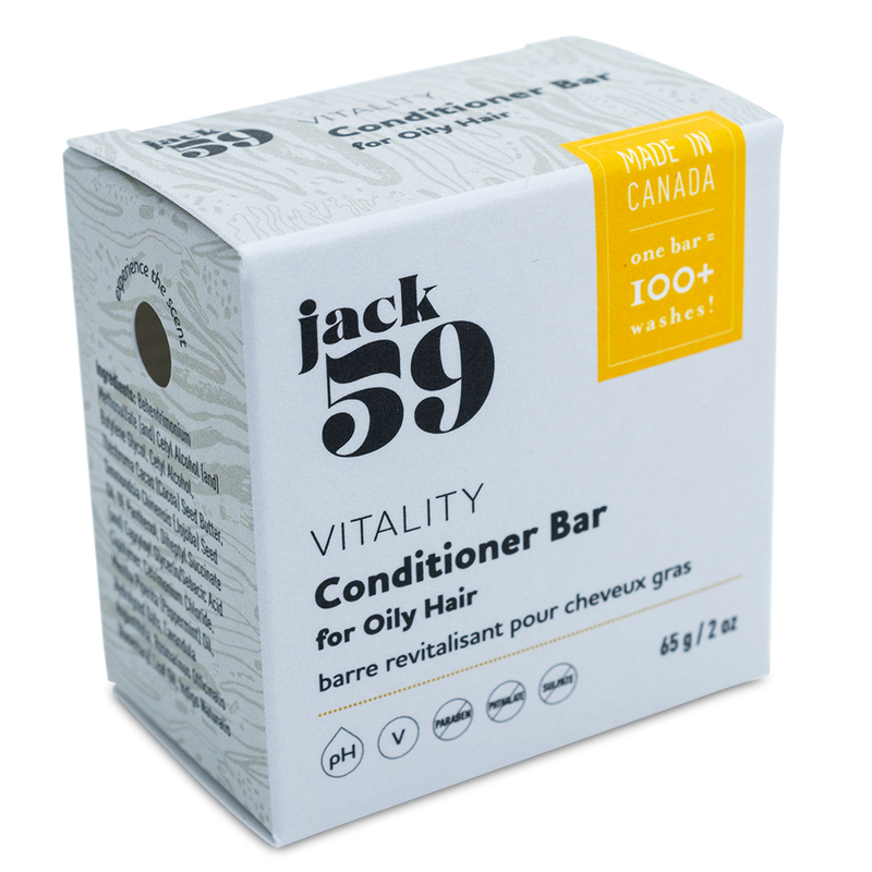 Jack59 Vitality Conditioner Bar - Peppermint & Rosemary
