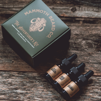 Mammoth Beard - Argan Beard Oil Three Pack Tester Kit | Mammoth Beard Co.: The Gentleman's Kit