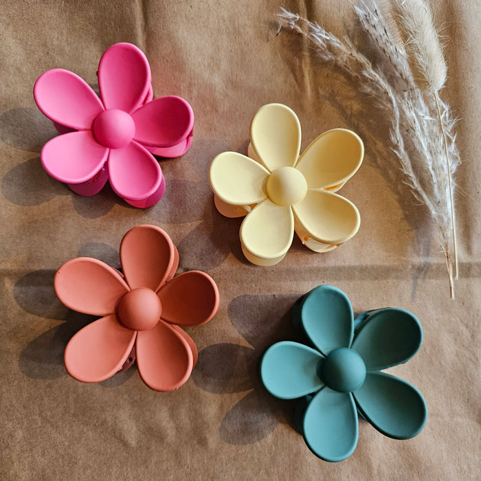 Flower Hair Clip - Assorted Colors