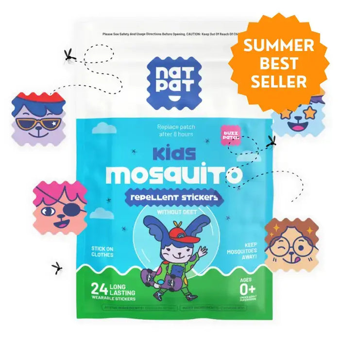 NATPAT Buzz Patch - Mosquito Repellent - Kids
