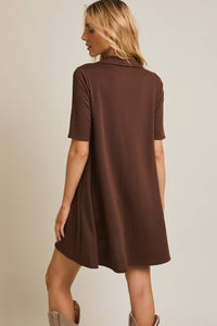 Chestnut Polo Dress