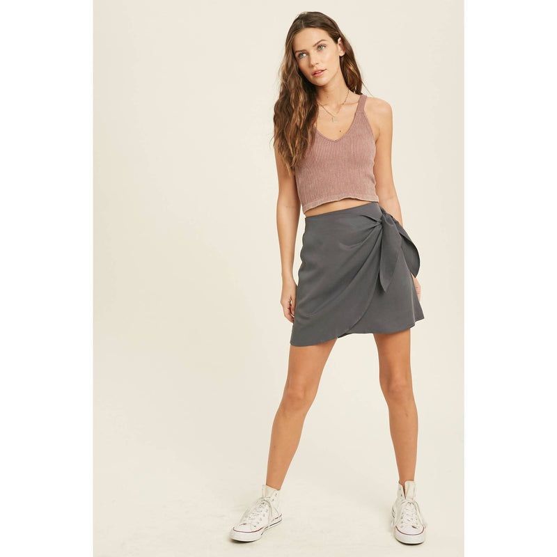 RIBBED BRALETTE - COPPER