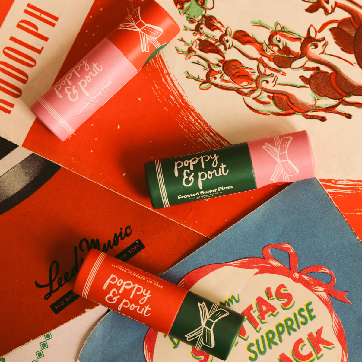 Poppy & Pout - Limited Edition, Lip Balm, Holiday, Sugared & Spiced