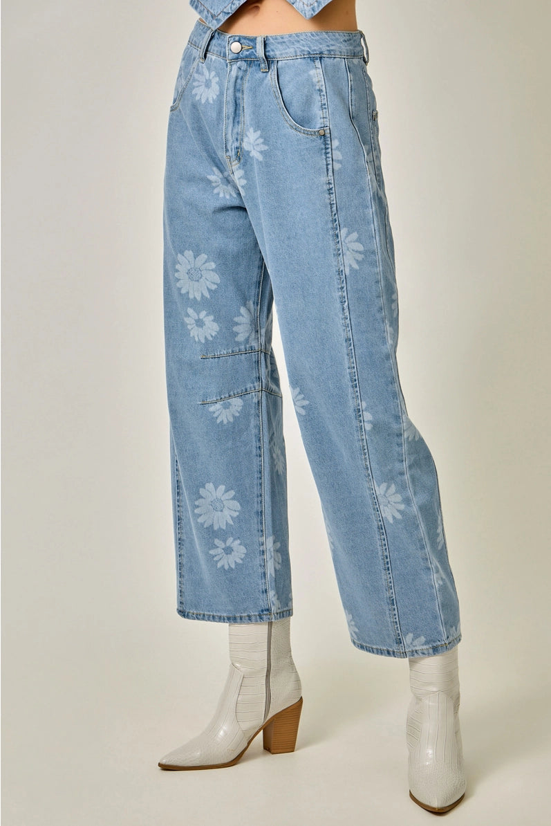 Mystree Daisy Barrel Jeans