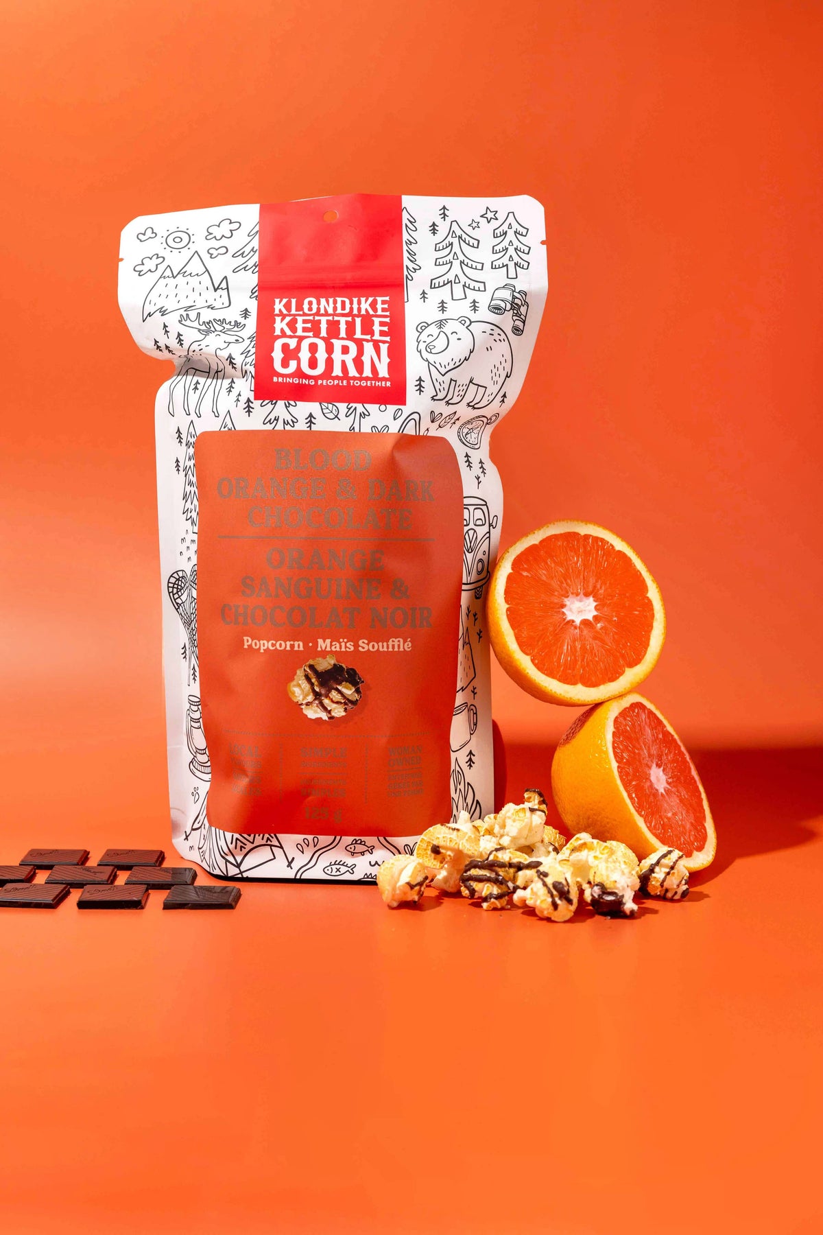 Klondike Kettle Corn - Blood Orange & Dark Chocolate