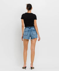 The Ally Raw Hem Denim Shorts