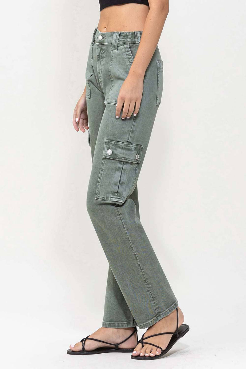 Cargo Patch Pocket Jeans