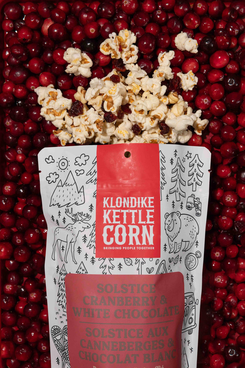 Klondike Kettle Corn - Solstice Cranberry & White Chocolate: Regular